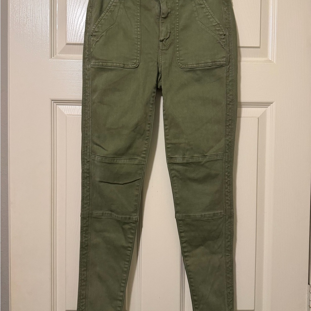 American Eagle Outfitters Sage Green Women's Straight Leg Jeans